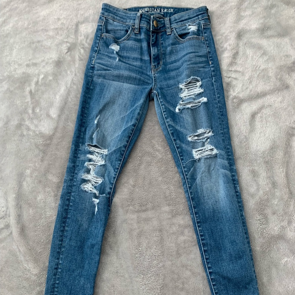 American Eagle size 2 SHORT skinny jeans